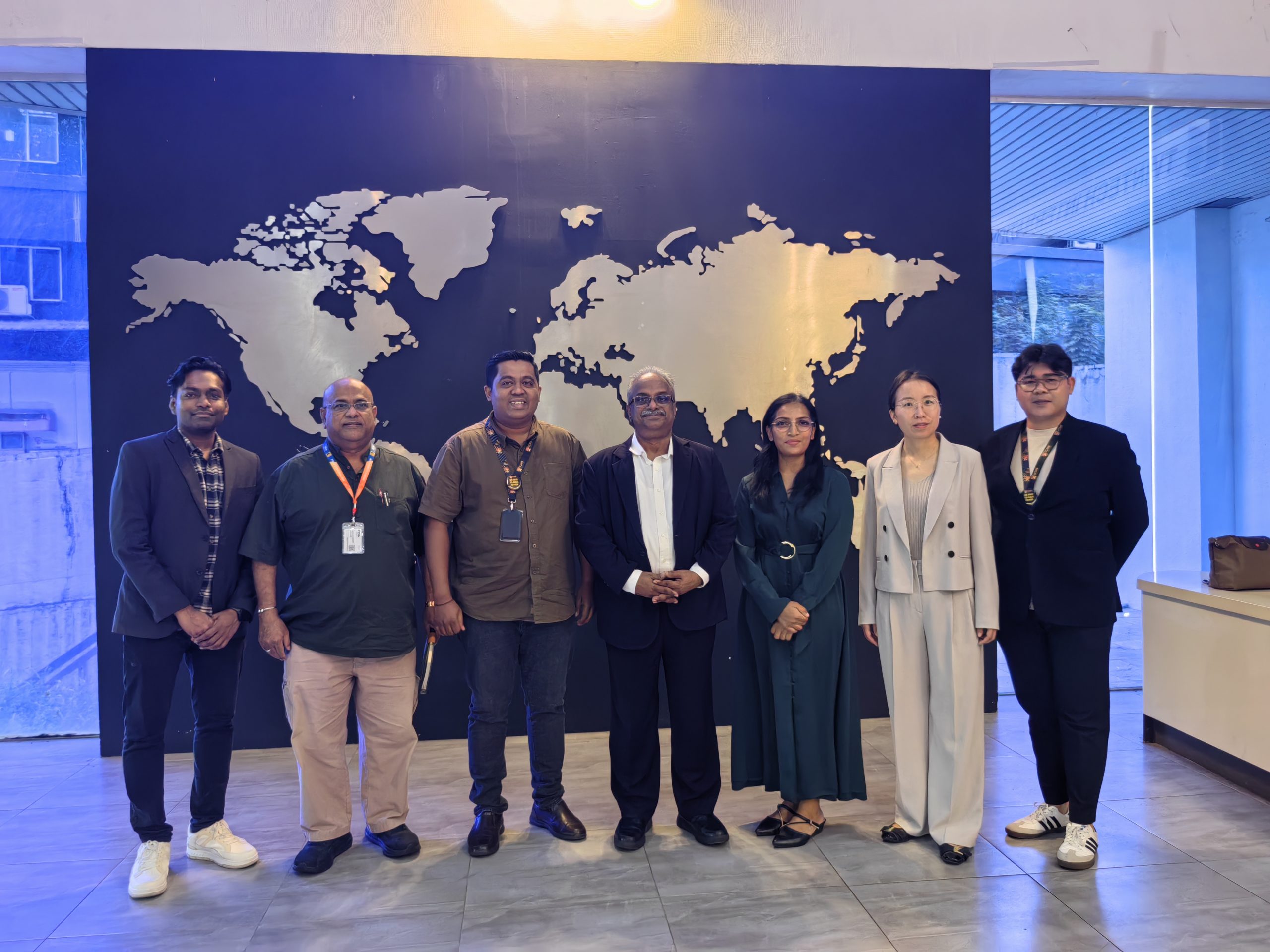 Delegates from ICMS visiting Twintech International University College of Technology