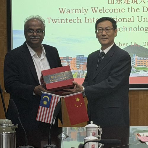 Twintech International University College of Technology and Shandong Jianzhu University Sign Memorandum of Understanding